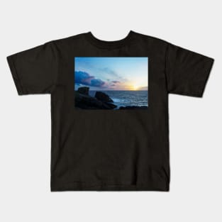 Clachtol Beach sunset Kids T-Shirt